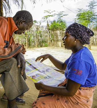Freiwillige sensibilisiert über die Risiken von Cholera